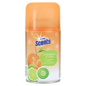 At Home Scents Automatische Spray Navulling / Mandarijn en Limoen / 250 ml