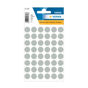Herma 1858 markeringspunten / 13 mm / grijs / 240 etiketten