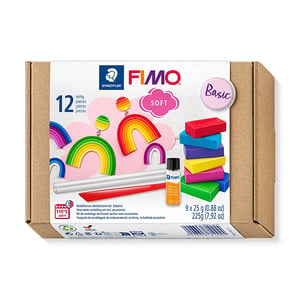 Fimo 802310 klei basis / soft / 25g / 9 stuks