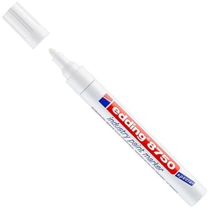 Edding 8750 industriële paint marker / wit / ronde punt / 2-4mm