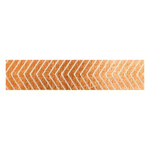 Folia washi tape / wit/roségoud / 5 meter / 1 stuk