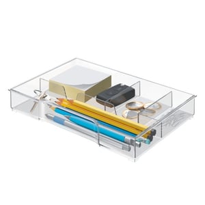 Leitz 52150002 opbergbak voor ladenblokken / kunststof / transparant / 4 vakken