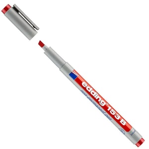 Edding 153B OHP marker / rood / beitelvormige punt / 1-3 mm