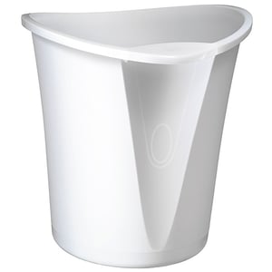 Leitz 5204 Allura afvalbak / papiermand / wit / 18 liter