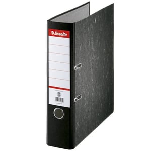 Esselte 46997 ordner / A4 / karton / zwart gewolkt / 75 mm