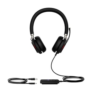 Yealink UH38 Dual Teams bekabelde headset / USB / zwart