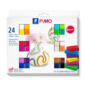 Fimo 8023C24-1 basis klei / soft / 25g / 24 stuks
