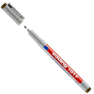 Edding 151F OHP marker / bruin / ronde punt / 0,6 mm
