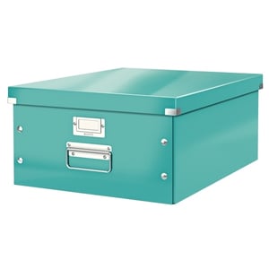 Leitz 6045 WOW opbergdoos / ijsblauw metallic / groot