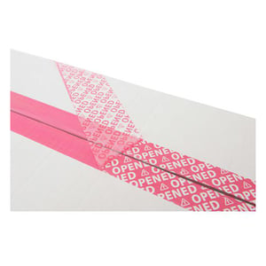 Veiligheidstape 'Opened' / rood / 50 mm x 50 m / 1 rol