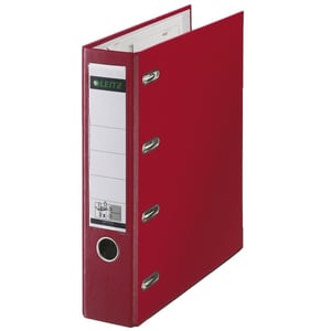 Leitz 1012 bank-giro ordner / A4 / plastic / rood / 75mm