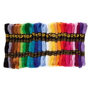 Folia borduurzijde assorti / 8 meter / 52 stuks