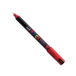 POSCA PC-1MR verfmarker / rood / ronde punt / 0,7 mm