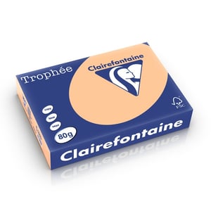Clairefontaine papier / abrikoos / A4 / 80 gr. / 500 vel