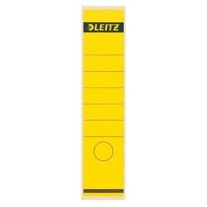 Leitz 1640 rugetiketten / geel / zelfklevend / breed / 61 mm x 285 mm / 10 etiketten
