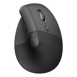 Logitech Lift ergonomische muis / optisch / draadloos / USB, Bluetooth / zwart