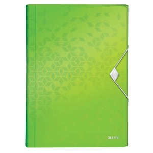 Leitz 4589 WOW projectmap / A4 / groen / 6 vakken