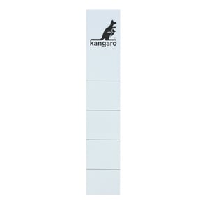 Kangaro K-3500Z50 rugetiket smal / wit / zelfklevend / 10 stuks