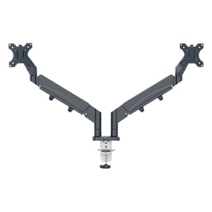 Leitz 65370089 Ergo monitorarm / 2 monitoren / 17 - 32 inch / donkergrijs / tot 9 kilo