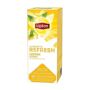 Lipton FGS Zwarte Thee Citroen / 6 x 25 stuks