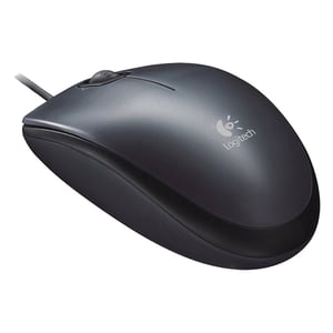 Logitech M90 muis / optisch / bedraad / zwart