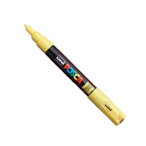 POSCA PC-1MC verfmarker / geel / conische punt / 0,7 - 1 mm