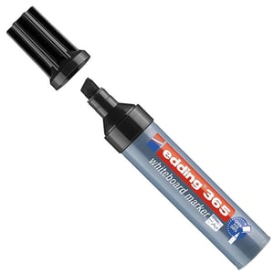 Edding 363 whiteboard marker / zwart / beitelvormige punt / 1-5 mm