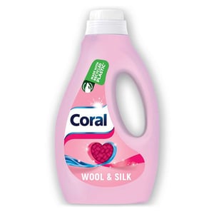 Coral vloeibaar wasmiddel / Wool & Silk / 1,25 liter / 26 wasbeurten