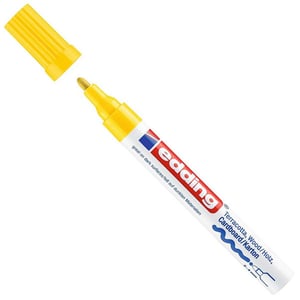 Edding 4000 deco/matlak marker / geel / ronde punt / 2-4 mm
