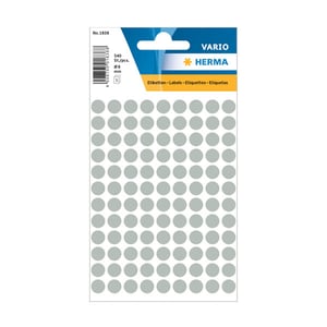 Herma 1838 markeringspunten / 8 mm / grijs / 540 etiketten