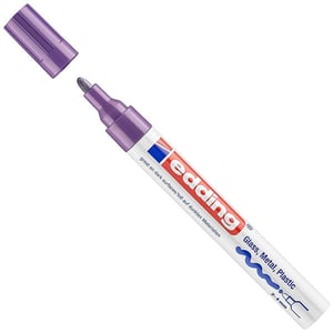 Edding 750 paint marker / violet / ronde punt / 2-4 mm