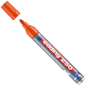Edding 250 whiteboard marker / oranje / ronde punt / 1,5 - 3 mm