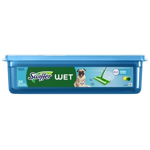 Swiffer Sweeper Huisdier navulling / vochtig / citroen / 20 stuks