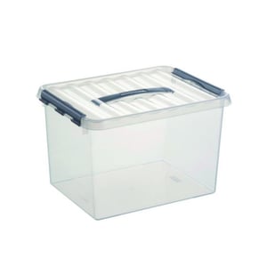 Sunware Q-line opbergdoos / transparant / 22 liter