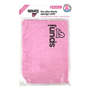 Spunj ultra absorberende doek / roze