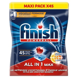 Finish Powerball All-in-1-Max vaatwastabletten / Regular / 45 stuks