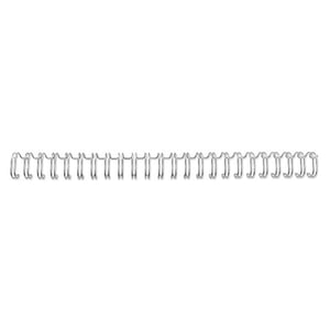 GBC 4400026 metalen draadrug / A5 / metaal / zilver / tot 55 vel / 100 stuks