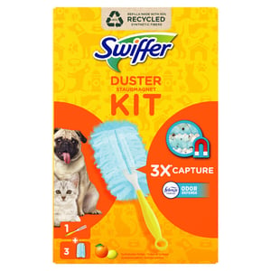 Swiffer Duster Huisdier Kit / Ambi Pur / 1 handvat / 3 navullingen