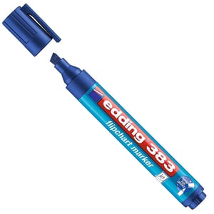 Edding 383 flipchart marker / blauw / beitelvormige punt / 1-5mm