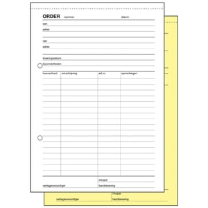 Sigel Expres orderboek / zelfkopiërend / A5 / 50 vel