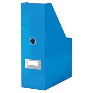 Leitz 6047 WOW tijdschriftencassette / PP gelamineerd hardboard / blauw metallic