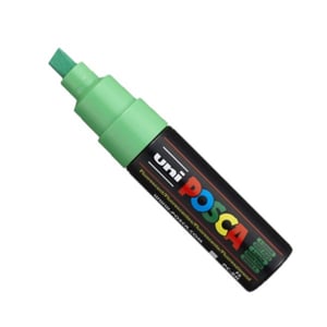 POSCA PC-8K verfmarker / neon groen / beitel punt / 8 mm