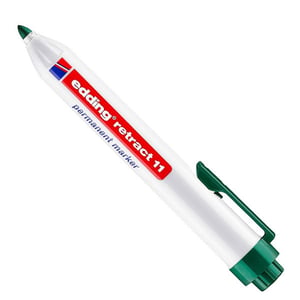 Edding Retract 11 permanent marker / groen / ronde punt / 1,5 - 3 mm