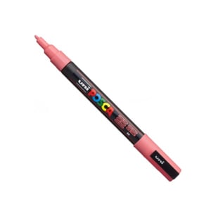 POSCA PC-3M verfmarker / koraal / ronde punt / 0,9 - 1,3 mm