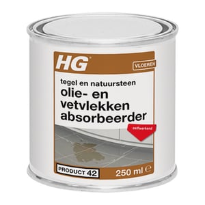 HG natuursteen olie- & vetvlekken absorbeerder / 250 ml