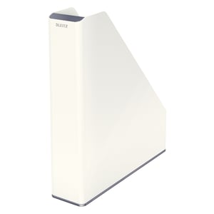 Leitz 53621001 WOW tijdschriftencassette / polystyreen / grijs/wit