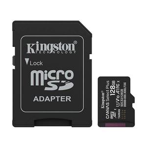 Kingston Canvas Select Plus Gen3 Micro SDXC geheugenkaart / inclusief adapter / 128GB