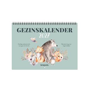 Brepols Familiekalender / met weekoverzicht / 2027