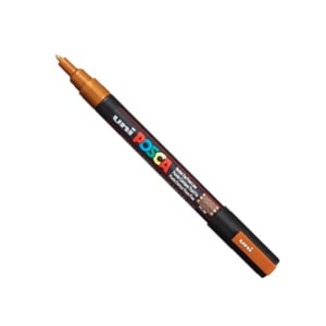 POSCA PC-3M verfmarker / brons / ronde punt / 0,9 - 1,3 mm