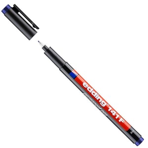 Edding 141F OHP marker / blauw / ronde punt / 0,6 mm
